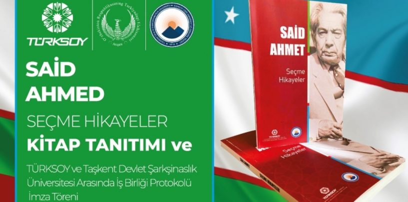 “SAİD AHMET. SEÇME HIKAYELER” KITOBI TURKIYADA NASHR ETILDI