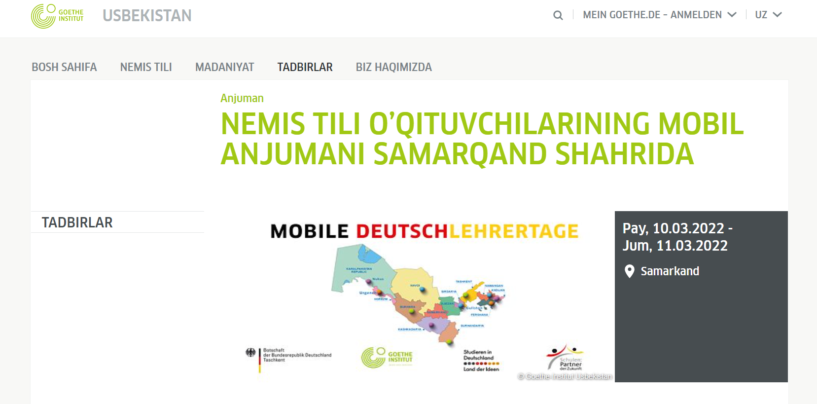 MOBILE CONFERENCE FOR GERMAN TEACHERS