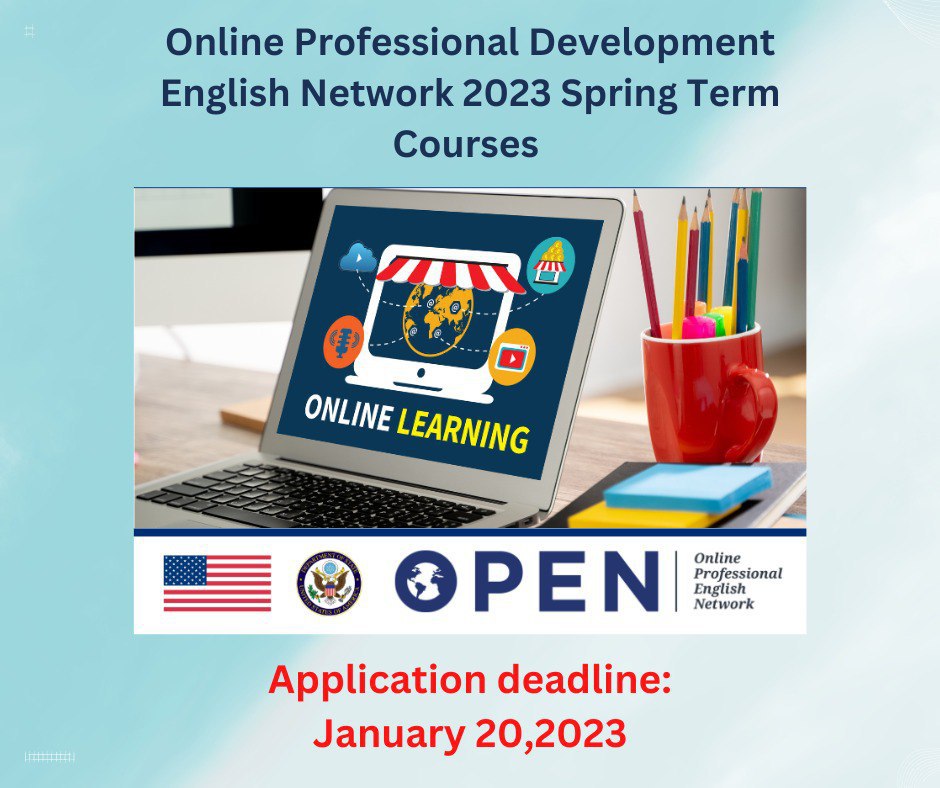 OPEN Online Courses for English Teaching Professionals – Fall 2023
