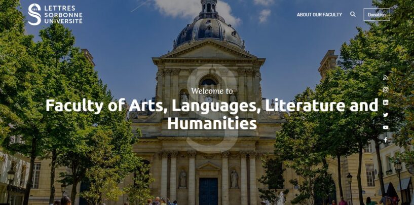 RELATIONS WITH THE UNIVERSITY OF PARIS SORBONNE (FRANCE) ARE GROWING
