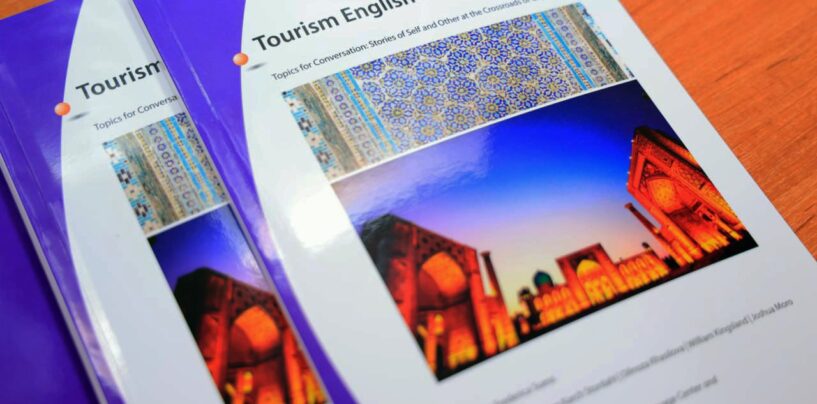 ‘TOURISM ENGLISH FOR UZBEKISTAN’ TEXTBOOKS DONATED