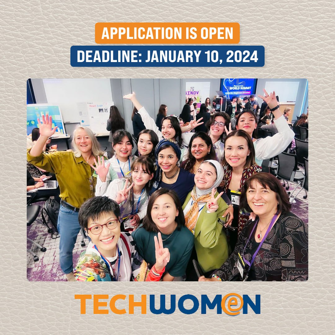 TECHWOMEN 2024 | APPLICATION IS OPEN - FLEDU.UZ