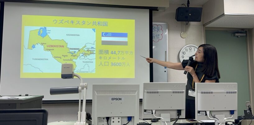 PROF FROM UZBEKISTAN HELD CLASSES AT ‘JASSO’ JAPANESE LANGUAGE LEARNING CENTER