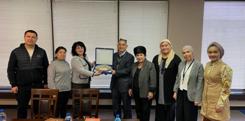 A MEETING WAS HELD AT THE UZBEK-AMERICAN SOCIETY OF COMPATRIOTS IN BROOKLYN