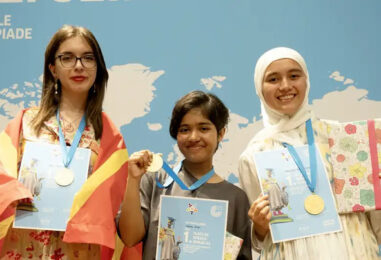 A GIRL FROM UZBEKISTAN WON A GOLD MEDAL AT THE WORLD OLYMPIAD IN GERMAN