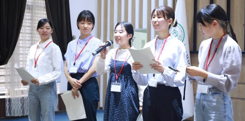 JAPANESE STUDENTS ARRIVED IN UZBEKISTAN ON AN EXCHANGE PROGRAM