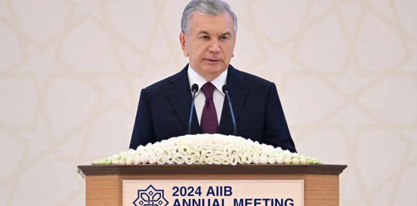 ADDRESS BY SHAVKAT MIRZIYOYEV AT THE IXTH ANNUAL MEETING OF THE BOARD OF DIRECTORS OF THE ASIAN INFRASTRUCTURE INVESTMENT BANK