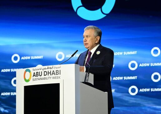 PRESIDENT OF THE REPUBLIC OF UZBEKISTAN SHAVKAT MIRZIYOYEV ADDRESSED THE ABU DHABI SUSTAINABLE DEVELOPMENT WEEK SUMMIT