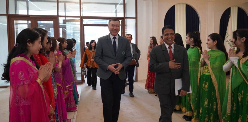 THE UNIVERSITY OF WORLD LANGUAGES HOSTED AN EVENT JOINTLY WITH THE INDIAN CULTURAL CENTER