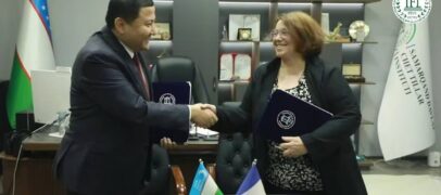 A COOPERATION AGREEMENT HAS BEEN SIGNED WITH THE FRENCH ALLIANCE IN SAMARKAND