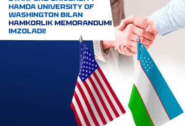 CYBER UNIVERSITETI AQSHNING NUFUZLI OLIYGOHLARI BILAN MEMORANDUM IMZOLADI