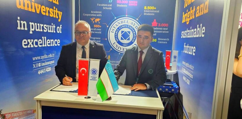 ISTANBUL AYDIN UNIVERSITETI BILAN HAMKORLIK MEMORANDUMI IMZOLANDI