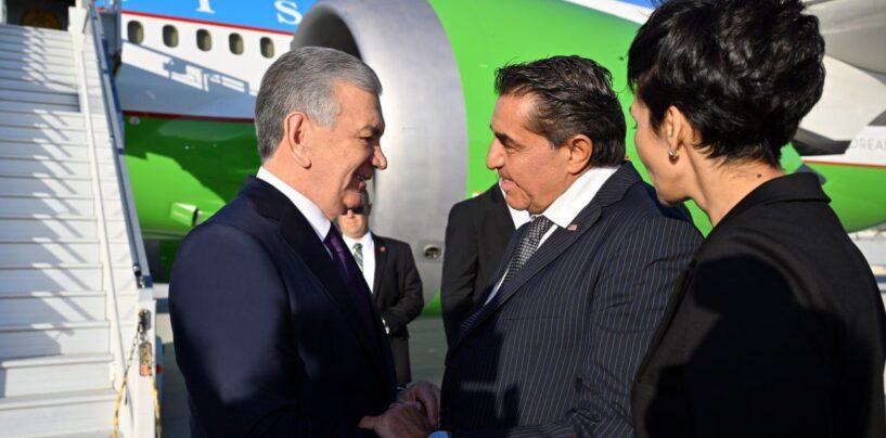 PREZIDENT SHAVKAT MIRZIYOYEV NYU-YORK SHAHRIGA KELDI