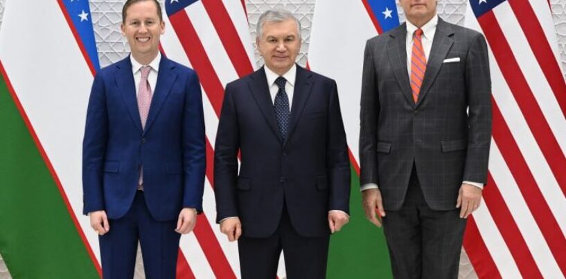 ПРЕЗИДЕНТ УЗБЕКИСТАНА ПРОВЁЛ ВСТРЕЧУ С ДЕЛЕГАЦИЕЙ США