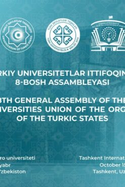 TURKIY UNIVERSITETLAR ITTIFOQINING 8-BOSH ASSAMBLEYASI BO’LIB O’TADI