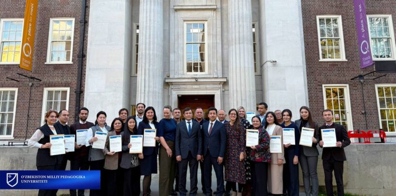 PEDAGOG KADRLAR LONDONDA MALAKA OSHIRISH DASTURINI MUVAFFAQIYATLI YAKUNLADI