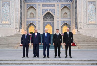 LEADERS OF CENTRAL ASIAN COUNTRIES AND AZERBAIJAN VISITED THE CENTER FOR ISLAMIC CIVILIZATION IN TASHKENT