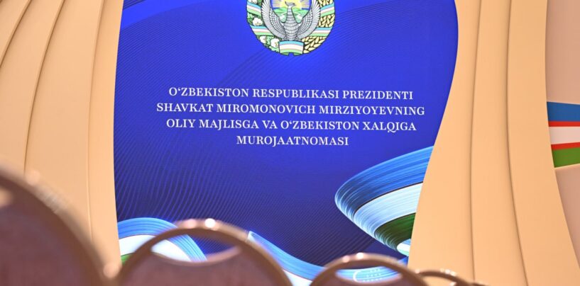 O‘ZBEKISTON RESPUBLIKASI PREZIDENTI SHAVKAT MIRZIYOYEV OLIY MAJLIS VA O‘ZBEKISTON XALQIGA MUROJAATNOMANI TAQDIM ETADI
