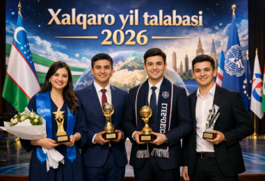 ILK BOR “XALQARO YIL TALABASI” MUKOFOTI SOVRINDORLARGA TOPSHIRILDI
