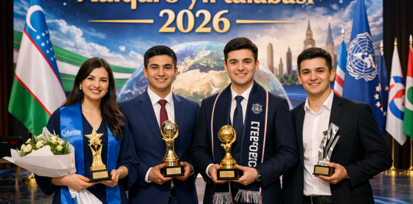 ILK BOR “XALQARO YIL TALABASI” MUKOFOTI SOVRINDORLARGA TOPSHIRILDI