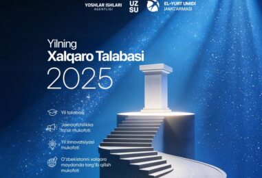INTERNATIONAL STUDENT OF THE YEAR AWARD  TO BE HELD IN UZBEKISTAN