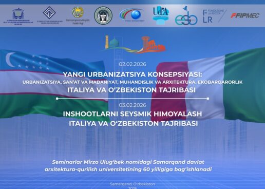 O‘ZBEKISTON VA ITALIYA MUTAXASSISLARI ISHTIROKIDA XALQARO SEMINAR BO‘LIB O‘TADI