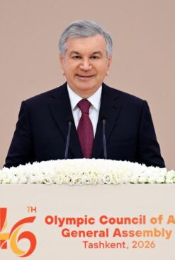 OʻZBEKISTON RESPUBLIKASI PREZIDENTI OSIYO OLIMPIYA KENGASHINING 46-BOSH ASSAMBLEYASIDA ISHTIROK ETDI