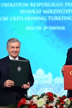 O‘ZBEKISTON VA TURKIYA PREZIDENTLARI HAMKORLIKNING YANGI USTUVOR YO‘NALISHLARINI BELGILAB OLDILAR