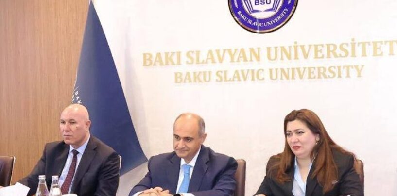 ACADEMIC COOPERATION ADVANCES DURING VISIT TO BAKU SLAVIC UNIVERSITY