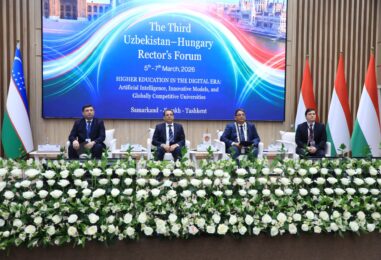 O‘ZBEKISTON-VENGRIYA REKTORLARINING UCHINCHI FORUMI O‘Z ISHINI BOSHLADI