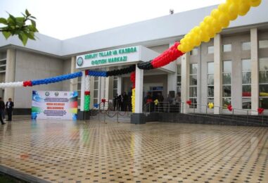 “XORIJIY TILLAR VA KASBGA OʻQITISH MARKAZI” OCHILDI