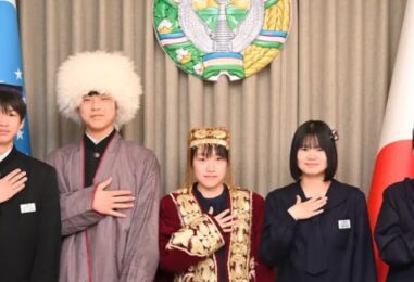 YAPONIYALIK O‘QUVCHILAR O‘ZBEKISTON BILAN TANISHDI