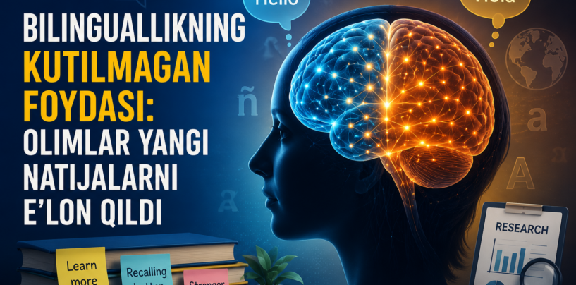 BILINGUALLIKNING KUTILMAGAN FOYDASI: OLIMLAR YANGI TADQIQOT NATIJALARINI E’LON QILDI