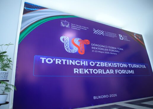 O‘ZBEKISTON–TURKIYA REKTORLARI IV FORUMI BO’LIB O’TMOQDA