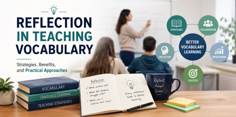 REFLECTION IN TEACHING VOCABULARY: STRATEGIES, BENEFITS, AND PRACTICAL APPROACHES