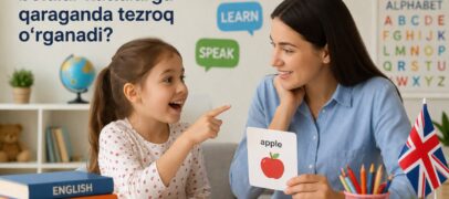 NEGA BOLALAR CHET TILINI KATTALARGA QARAGANDA TEZROQ O‘RGANADI?